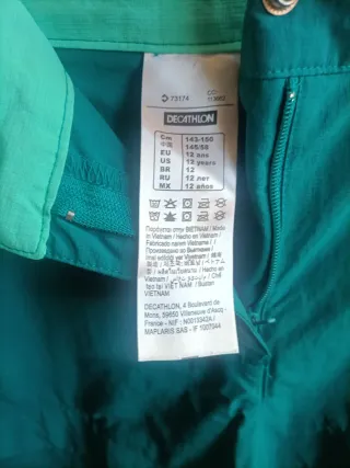 Pantalón desmontable niña Quechua