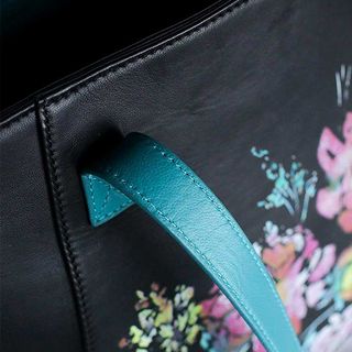 Bolso Shopper Valeria Mazza Diseño Floral Nuevo