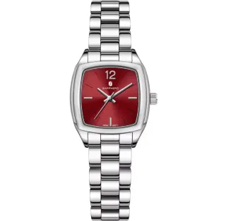 Reloj SAPPHIRO Mujer Rojo y Plateado