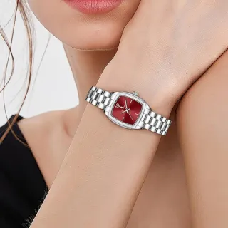 Reloj SAPPHIRO Mujer Rojo y Plateado