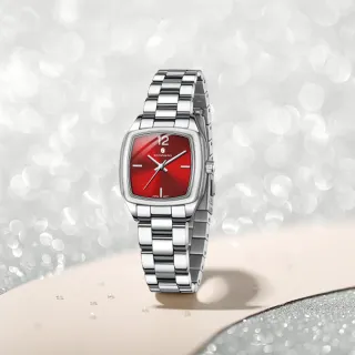 Reloj SAPPHIRO Mujer Rojo y Plateado