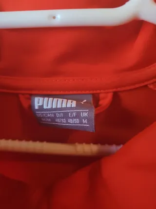 Chaqueta Puma Naranja y Negra