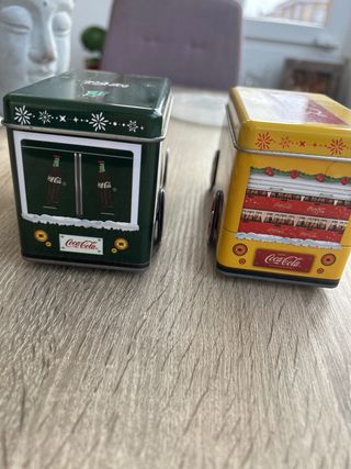 2 Camiones Coca Cola Lata Coleccionables