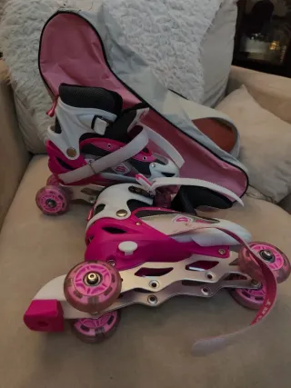 Patines en línea ajustables talla 35-38