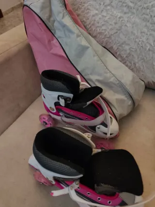 Patines en línea ajustables talla 35-38