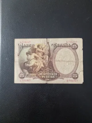 Billete 25 Pesetas Banco de España 1931