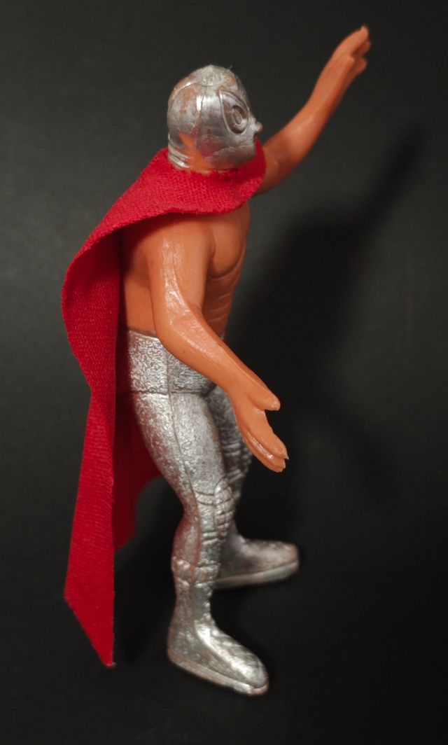 Figura luchador mexicano artesanal folk art México