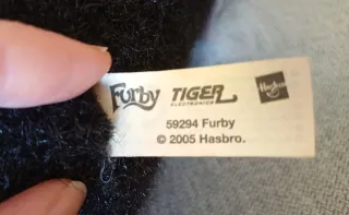 Tiger Furby 2005 Hasbro italiano 23 cm circa