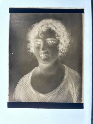 5 Placas Negativas Cristal 9x12cm Antiguas