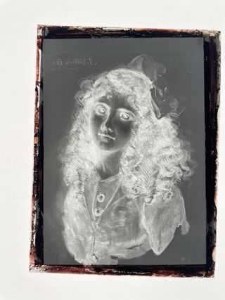 5 Placas Negativas Cristal 9x12cm Antiguas