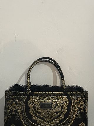 Bolso de Lujo SORENA GREECE Negro y Dorado