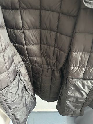 Abrigo acolchado Zara negro