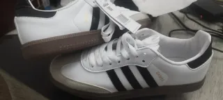 Tenis Adidas Samba Blancos y Negros