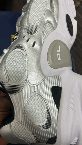 Zapatillas Polo Ralph Lauren plateadas