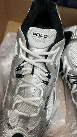 Zapatillas Polo Ralph Lauren plateadas