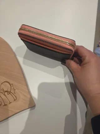 Porta carte Michael Kors donna marrone/arancio