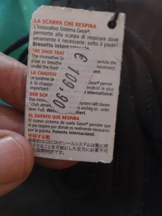 Scarpe Geox Respira Uomo N.45 Nere