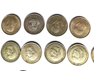20 Monedas 100 Pesetas Franco Plata