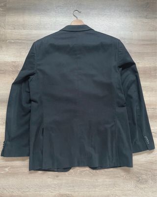 Macson Vintage Blazer Traje Americana Casual Negra