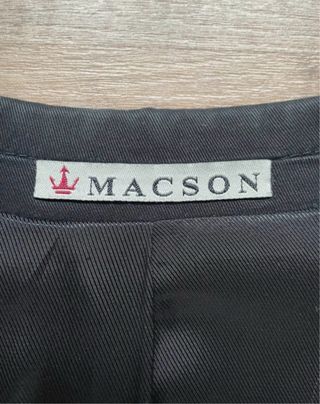 Macson Vintage Blazer Traje Americana Casual Negra