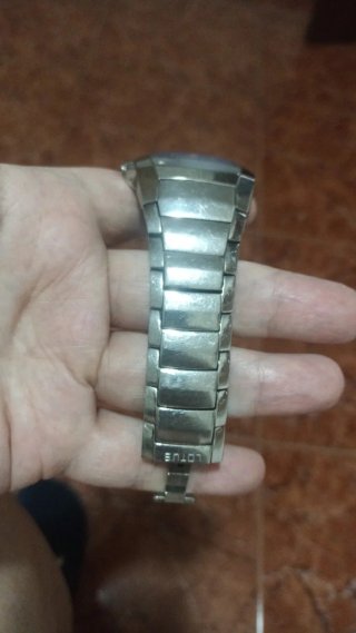 Reloj Lotus Azul y Plateado