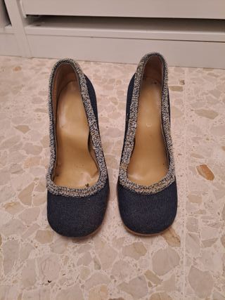 Zapatos de tacón vaqueros