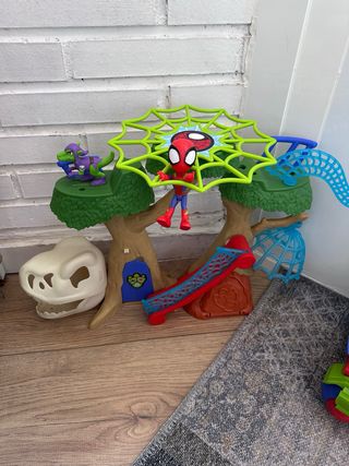 Casa Trampa Spiderman y Duende Reptil