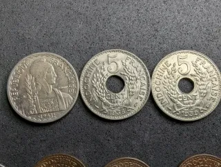 Colección Monedas Indochina Francesa