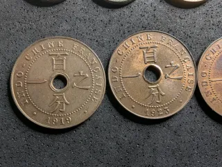 Colección Monedas Indochina Francesa