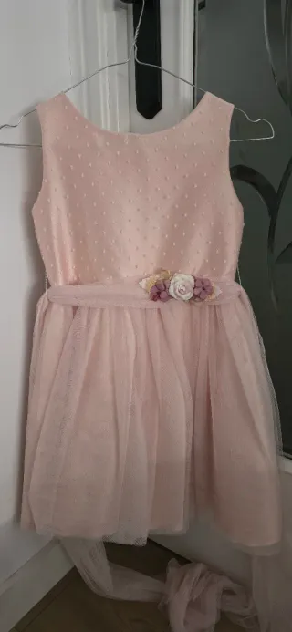 Vestido niña rosa para bodas