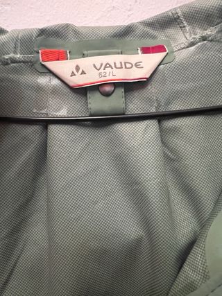 Chaqueta impermeable Vaude verde