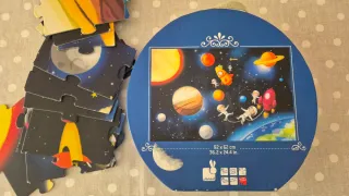 Puzzle Infantil Astronautas Janod XL 36 Piezas