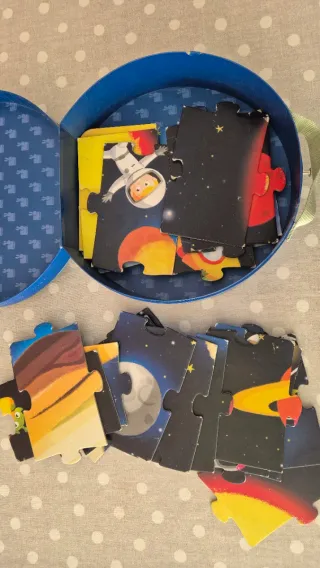 Puzzle Infantil Astronautas Janod XL 36 Piezas