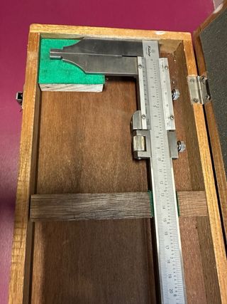 Calibre profesional de acero inoxidable