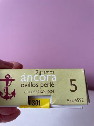 Ovillo perlé Ancora 10 gramos