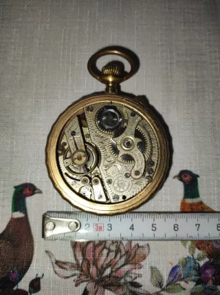 Reloj de bolsillo antiguo Abramlet Patent