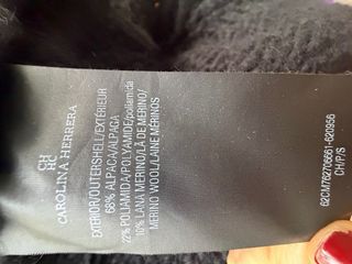 Chaleco punto Carolina Herrera Talla S