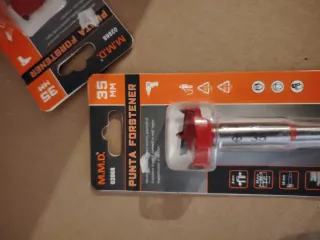 Coppia Frese Legno Foratura 35mm MMD