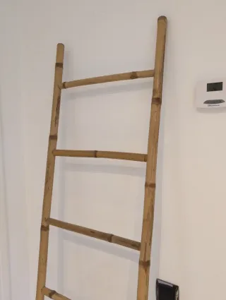 Escalera bambú 6 peldaños