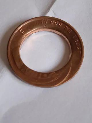 MONEDA 1 CENTAVO LINCOLN.ERROR PLANCHET.
