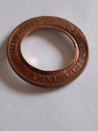 MONEDA 1 CENTAVO LINCOLN.ERROR PLANCHET.