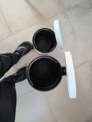 Set 2 Cubos Basura Pedal 5L y 12L