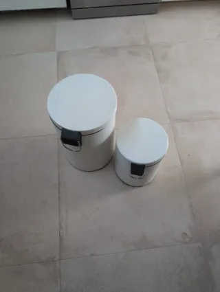 Set 2 Cubos Basura Pedal 5L y 12L