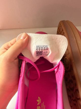 Zapatillas Adidas Gazelle Bold W Rosa y Verde - 39