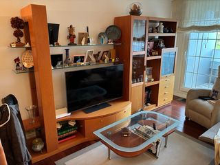 Mueble salón y mesa centro madera