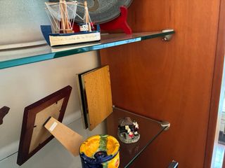 Mueble salón y mesa centro madera