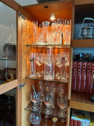 Mueble salón y mesa centro madera