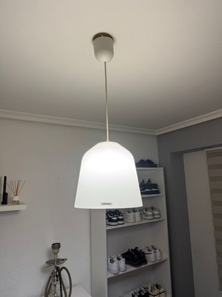 Lámpara de techo colgante blanca