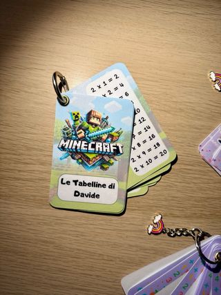 Tabelline personalizzate per bambini