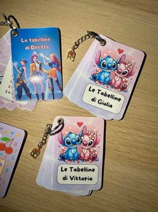 Tabelline personalizzate per bambini